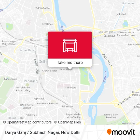 Darya Ganj / Subhash Nagar map