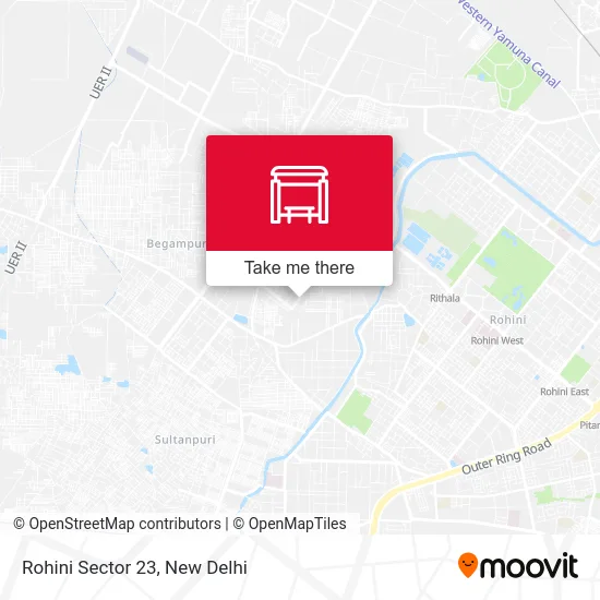 Rohini Sector 23 map