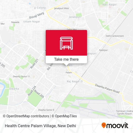 Health Centre Palam Village map