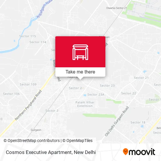 Cosmos Executive Apartment map