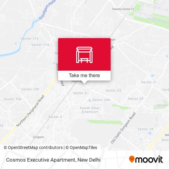 Cosmos Executive Apartment map