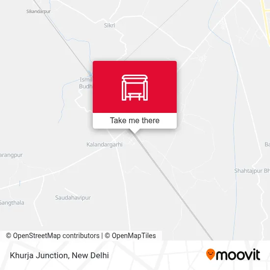 Khurja Junction map