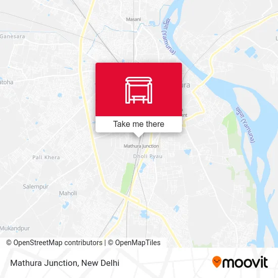 Mathura Junction map