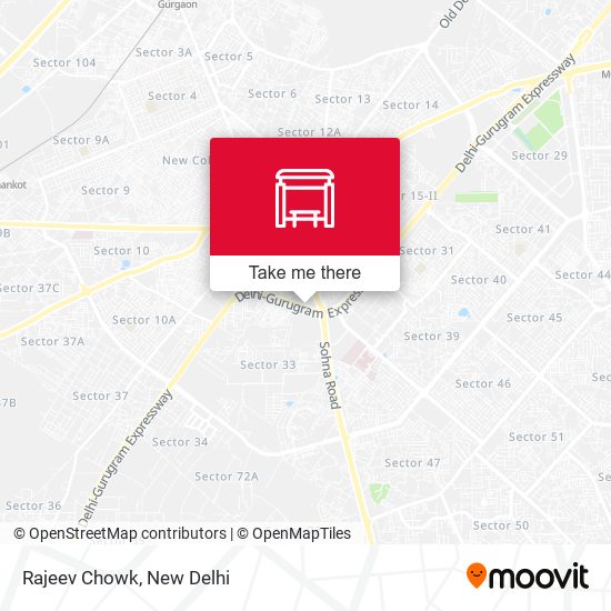 Rajeev Chowk map