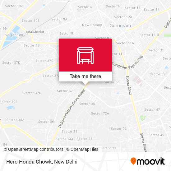 Hero Honda Chowk map