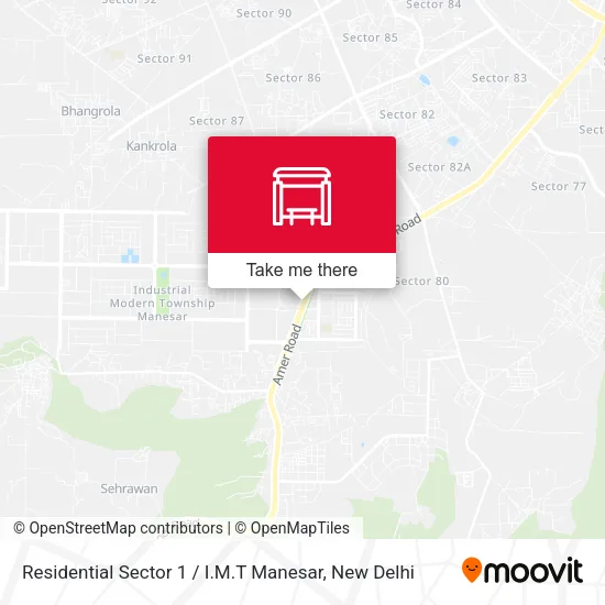 Residential Sector 1 / I.M.T Manesar map
