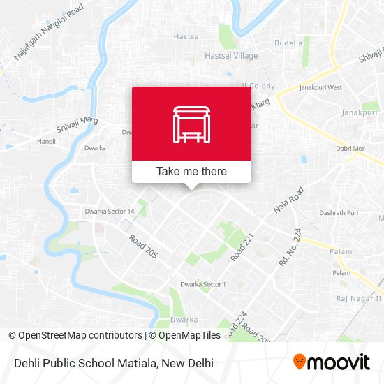 Dehli Public School Matiala map