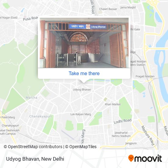 Udyog Bhavan map