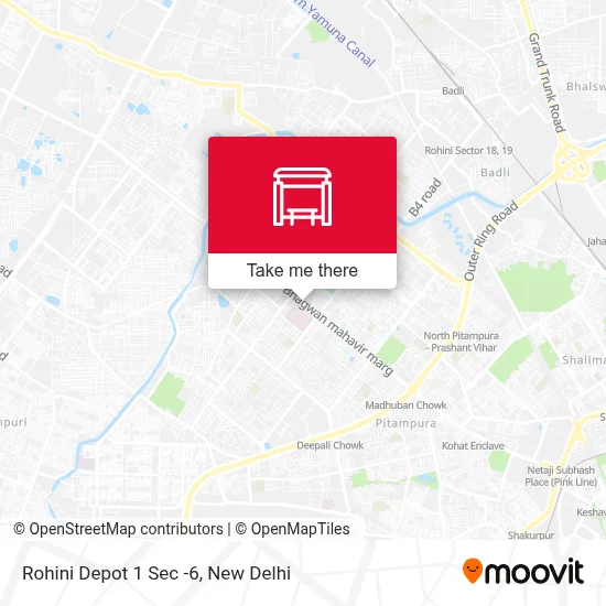 Rohini Depot 1 Sec -6 map