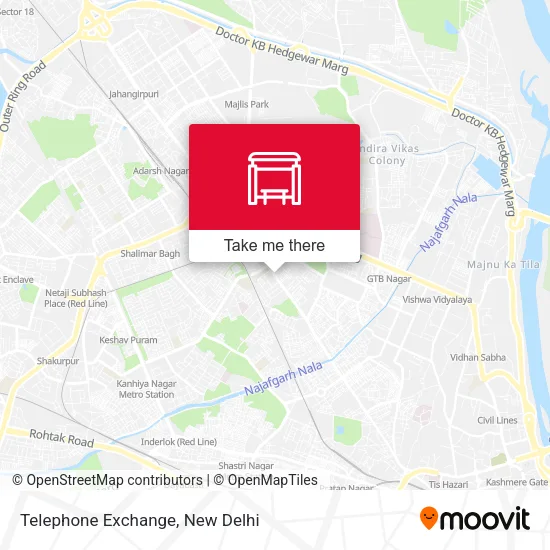 Telephone Exchange map
