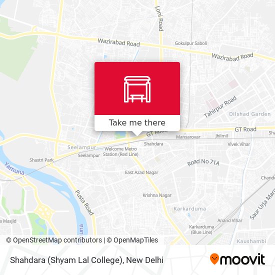 Shahdara (Shyam Lal College) map