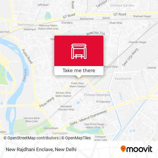 New Rajdhani Enclave map