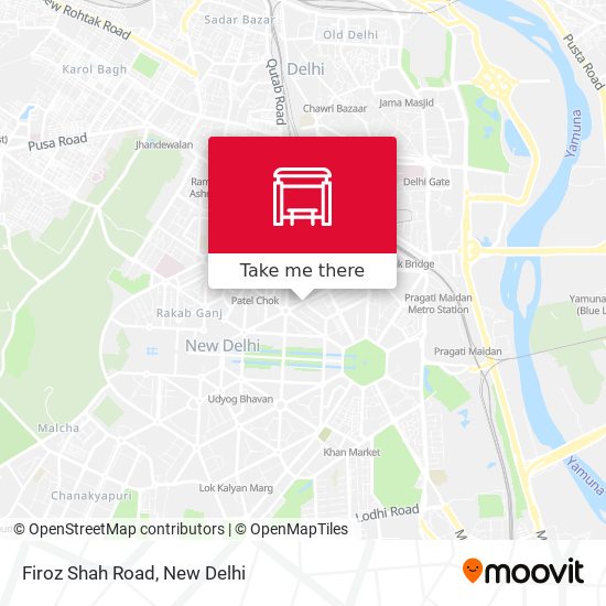 Firoz Shah Road map