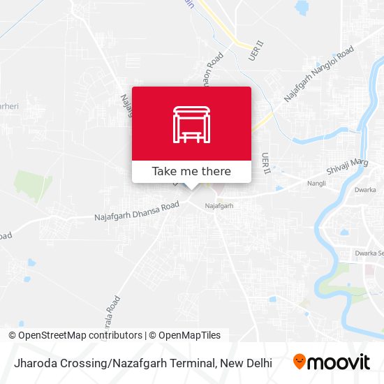 Jharoda Crossing / Nazafgarh Terminal map