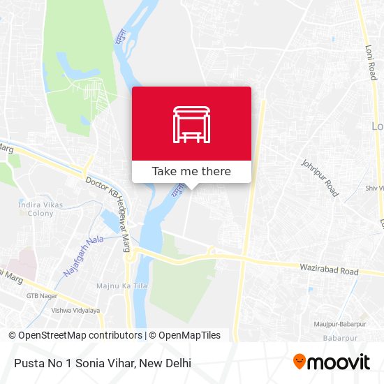 Pusta No 1 Sonia Vihar map