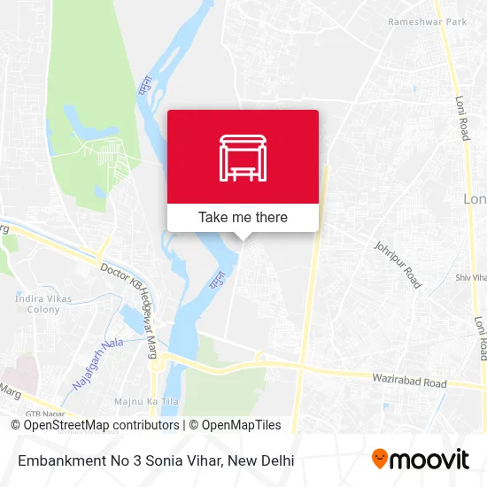 Pusta No 3 Sonia Vihar map