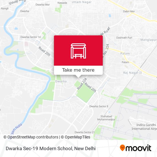 Dwarka Sec-19 Modern School map