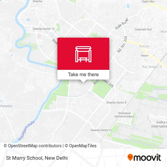 St Marry School map