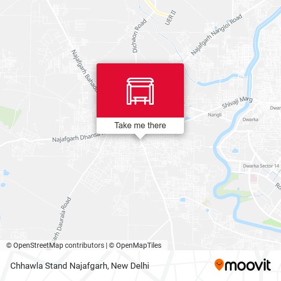 Chhawla Stand Najafgarh map