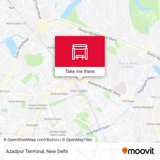 Azadpur Terminal map