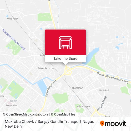 Mukraba Chowk / Sanjay Gandhi Transport Nagar map