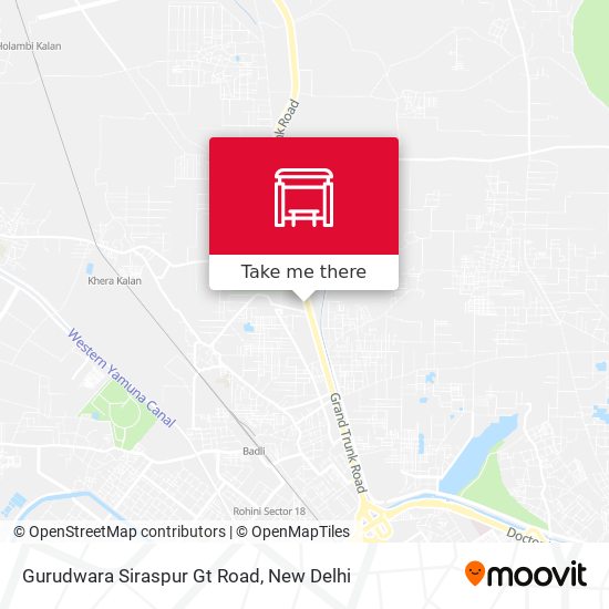 Gurudwara Siraspur Gt Road map