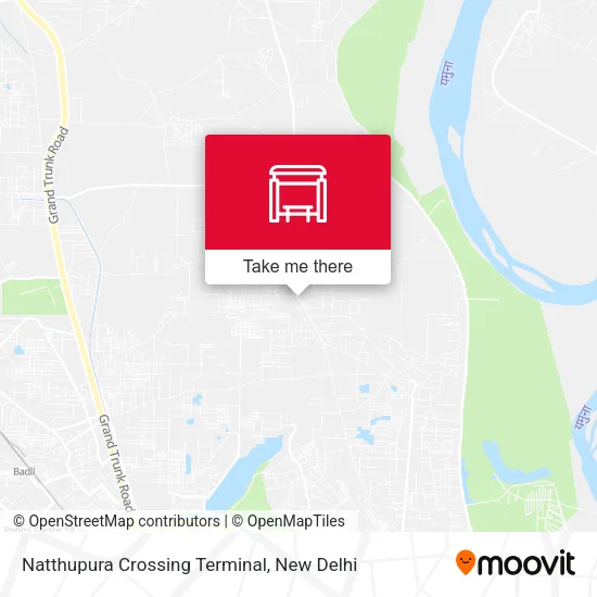 Natthupura Crossing Terminal map