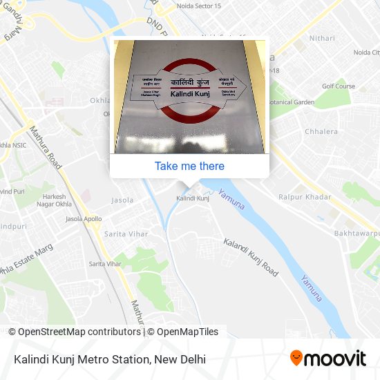 Kalindi Kunj Metro Station Map How To Get To Kalindi Kunj Metro Station In Delhi By Metro Or Bus?