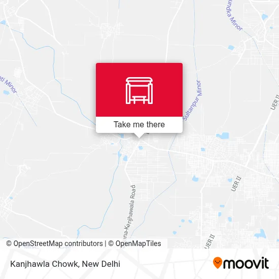 Kanjhawla Chowk map