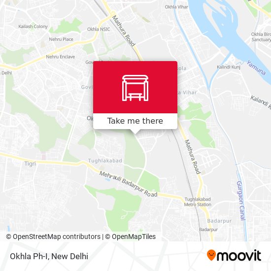 Okhla Ph-I map