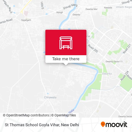 St Thomas School Goyla Vihar map