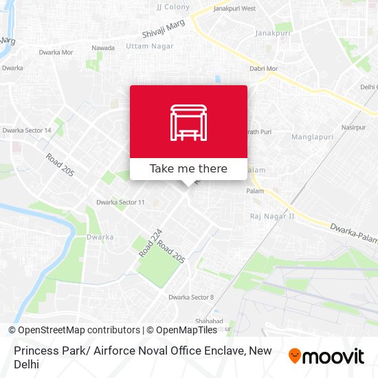 Princess Park/ Airforce Noval Office Enclave map