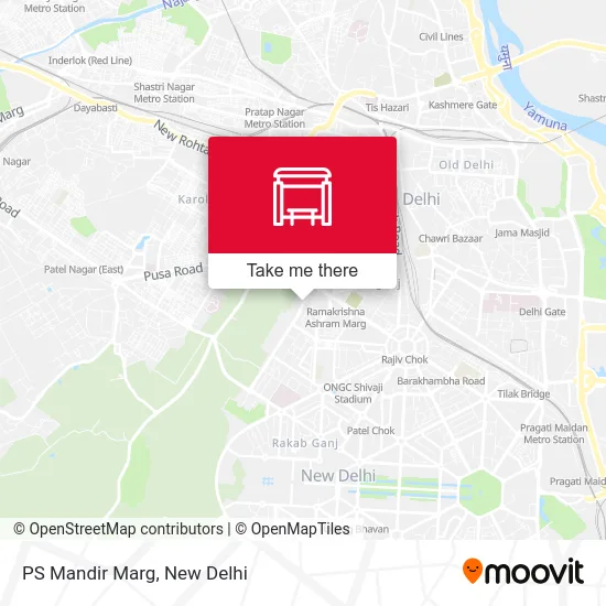 PS Mandir Marg map