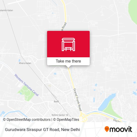 Gurudwara Siraspur GT Road map