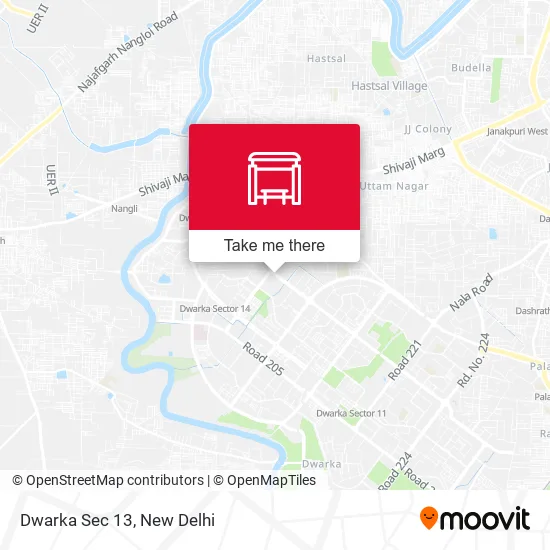 Dwarka Sec 13 map