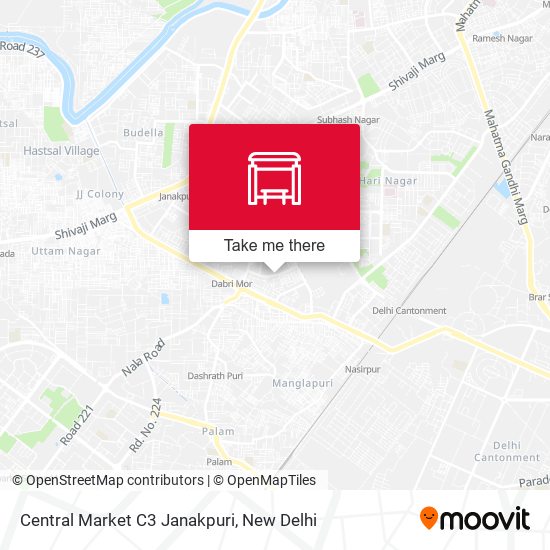Central Market C3 Janakpuri map