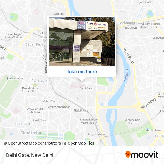 Delhi Gate map