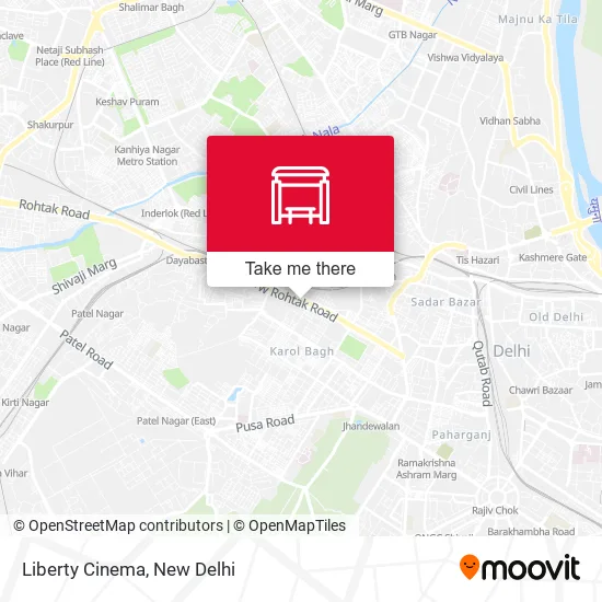 Liberty Cinema map