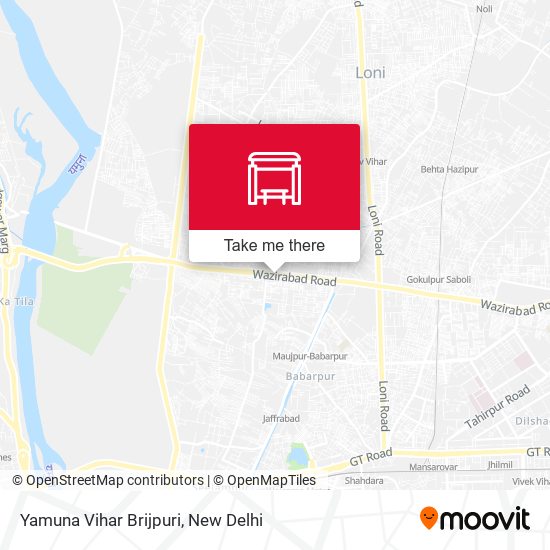 Yamuna Vihar Brijpuri map