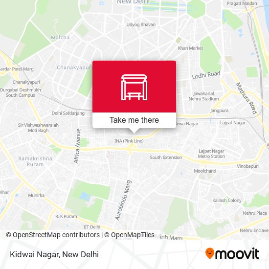 Kidwai Nagar map