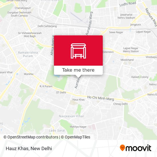 Hauz Khas map