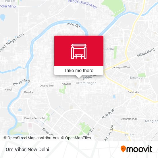 Om Vihar map