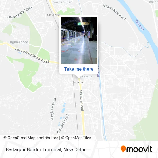 Badarpur Border (T) map