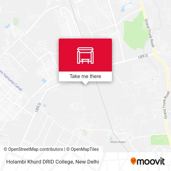 Holambi Khurd DRID College map