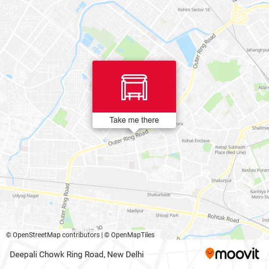 Deepali Chowk Ring Road map