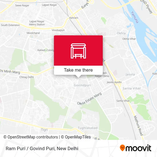 Ram Puri / Govind Puri map