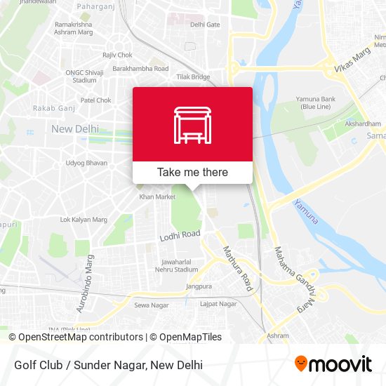 Golf Club / Sunder Nagar map