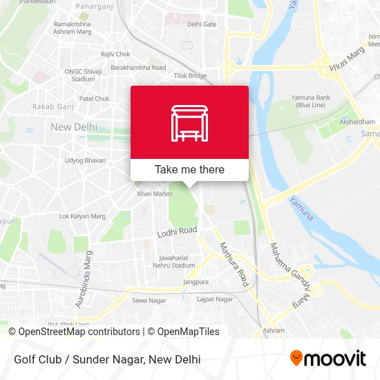 Golf Club / Sunder Nagar map