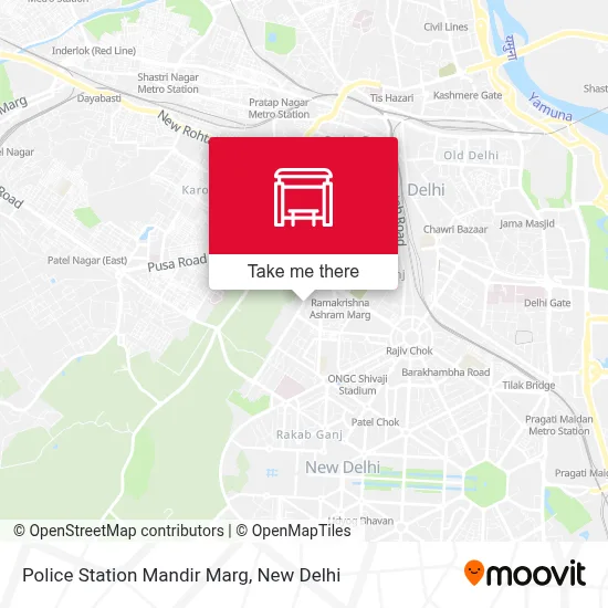 PS Mandir Marg map
