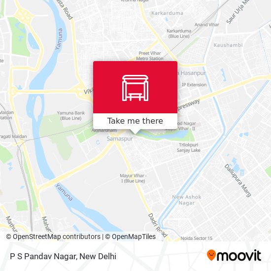 P S Pandav Nagar map